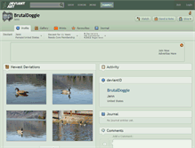 Tablet Screenshot of brutaldoggie.deviantart.com