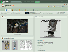 Tablet Screenshot of goeliath.deviantart.com