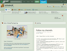 Tablet Screenshot of animatorar.deviantart.com