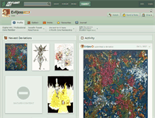 Tablet Screenshot of eviljoss.deviantart.com