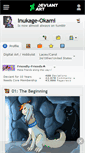 Mobile Screenshot of inukage-okami.deviantart.com