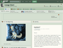 Tablet Screenshot of inukage-okami.deviantart.com