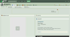 Desktop Screenshot of jamespeters.deviantart.com