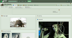 Desktop Screenshot of john-genova.deviantart.com