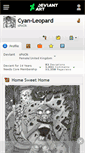 Mobile Screenshot of cyan-leopard.deviantart.com