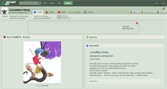 Desktop Screenshot of cocoamoo-vamp.deviantart.com