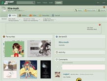 Tablet Screenshot of kira-mush.deviantart.com