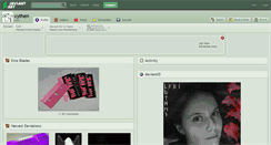 Desktop Screenshot of cythen.deviantart.com