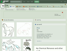 Tablet Screenshot of p-i-e.deviantart.com