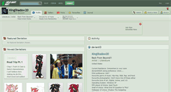 Desktop Screenshot of kingshadow20.deviantart.com