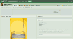 Desktop Screenshot of peace-love-art.deviantart.com