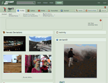 Tablet Screenshot of dgel1.deviantart.com