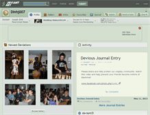 Tablet Screenshot of dinhj007.deviantart.com