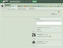 Tablet Screenshot of kmdailey.deviantart.com