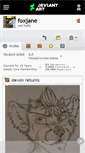 Mobile Screenshot of foxjane.deviantart.com