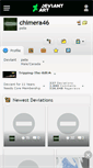 Mobile Screenshot of chimera46.deviantart.com