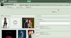 Desktop Screenshot of mizukimanson483.deviantart.com