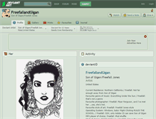 Tablet Screenshot of freefallandgigan.deviantart.com