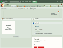 Tablet Screenshot of mei-chi.deviantart.com