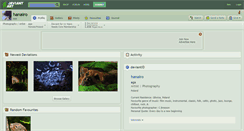 Desktop Screenshot of hanairo.deviantart.com
