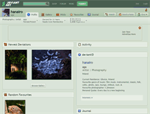 Tablet Screenshot of hanairo.deviantart.com