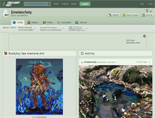 Tablet Screenshot of emelancholy.deviantart.com