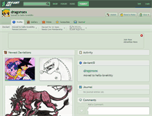 Tablet Screenshot of dragonsex.deviantart.com