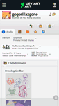 Mobile Screenshot of gogorillazgone.deviantart.com