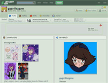 Tablet Screenshot of gogorillazgone.deviantart.com