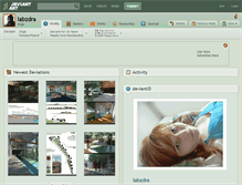 Tablet Screenshot of labzdra.deviantart.com