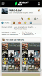 Mobile Screenshot of neko-lear.deviantart.com