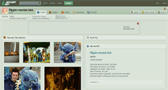 Desktop Screenshot of flippin-mental-666.deviantart.com