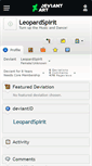 Mobile Screenshot of leopardspirit.deviantart.com