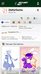 Mobile Screenshot of disfordomo.deviantart.com
