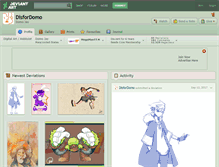 Tablet Screenshot of disfordomo.deviantart.com