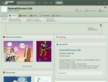Tablet Screenshot of generalgrievous-club.deviantart.com