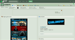 Desktop Screenshot of evaldasmix.deviantart.com