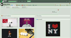 Desktop Screenshot of melo-dzine.deviantart.com