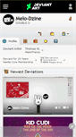 Mobile Screenshot of melo-dzine.deviantart.com