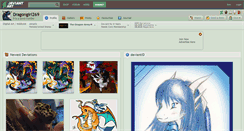 Desktop Screenshot of dragongirl269.deviantart.com