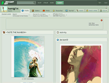 Tablet Screenshot of homigl14.deviantart.com