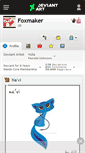 Mobile Screenshot of foxmaker.deviantart.com