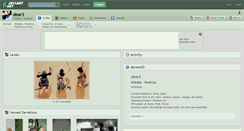 Desktop Screenshot of dear3.deviantart.com