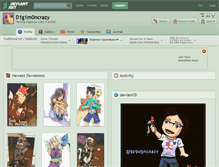 Tablet Screenshot of d1g1m0ncrazy.deviantart.com