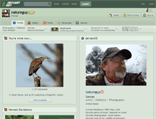 Tablet Screenshot of natureguy.deviantart.com