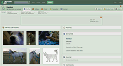 Desktop Screenshot of hantar.deviantart.com
