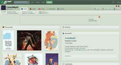 Desktop Screenshot of curseddepth.deviantart.com