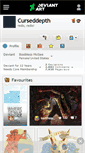 Mobile Screenshot of curseddepth.deviantart.com