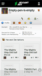 Mobile Screenshot of empty-pen-is-empty.deviantart.com