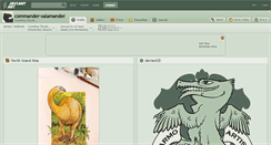 Desktop Screenshot of commander-salamander.deviantart.com